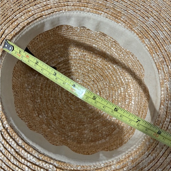 Dynamite Tan Straw Hat with Black Band - Picture 6 of 6
